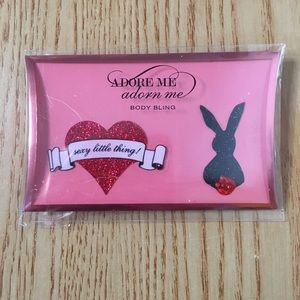 New Vintage Victoria’s Secret Adore Me Body Bling Heart Playboy Bunny 5 avail